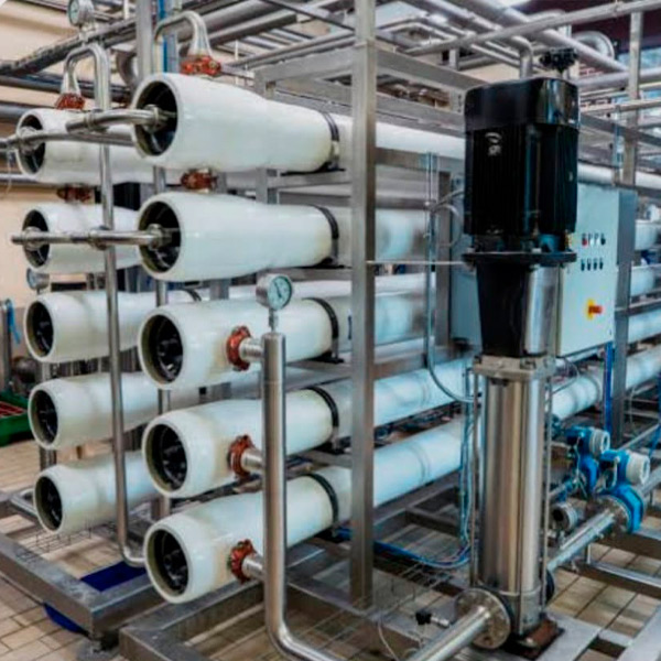 Equipo industrial de membranas para sistema de ósmosis inversa