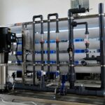 Sistema de membranas de osmosis inversa en planta
